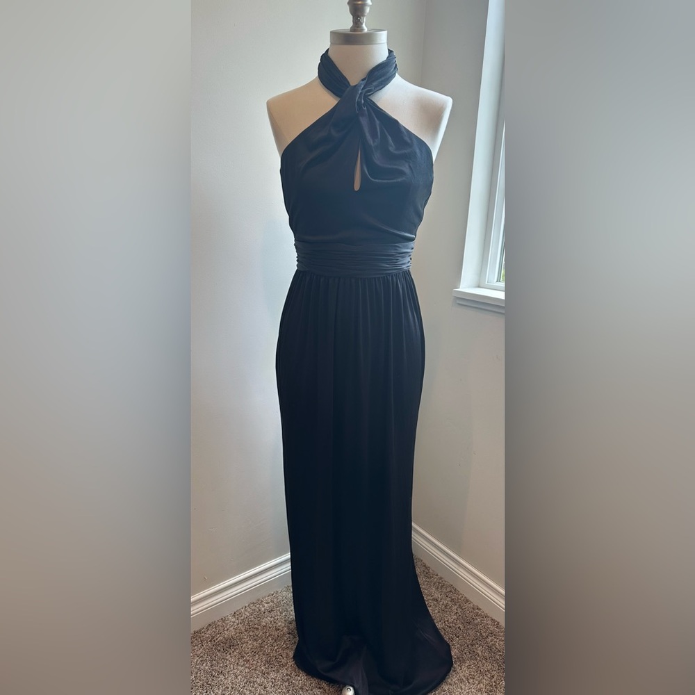 Halston Heritage Maxi Halter Dress NWT Sz 2